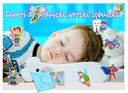 Wróżek Zębuszek zaproś dziecku do poduszki Wróżki Zębuszki  dla chłopców