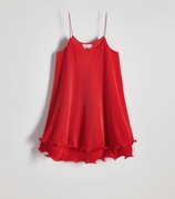 Nowa czerwona mini sukienka XS Reserved święta 