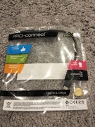 Kabel USB A 2.0 - microUSB 0,2 m czarny