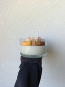 Mega duża świeca sojowa, jesienna, dekoracja, prezent upominek 