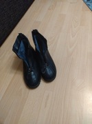 Botki zimowe na zamek