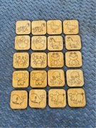 Gra memory ze sklejki