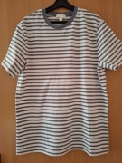 COS t-shirt w pasy  r.  M / L