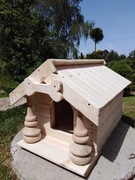 Śliczna ocieplona buda.Legowisko 63x43 wys65 Kolumny lub zabudowana