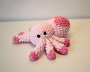 Szydełkowy pluszak pająk różowy | Pająk Amigurumi