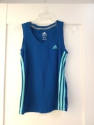 adidas niebieska chabrowa kobaltowa podkoszulka 36S sportowa t-shirt 