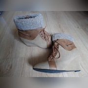 Czółenka, botki, rozmiar 38