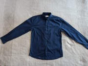 Niebieska chabrowa elegancka koszula z długim rękawem Lindbergh L jak nowa