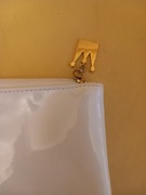 Kosmetyczka biala polysk