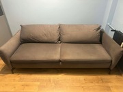 Sofa Midori – stan idealny, szara, rozkładana z pojemnikiem na pościel