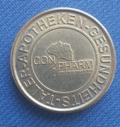 żeton apteczny VINTAGE Apotheken-Gesundheits-Taler Talar Zdrowia Apteki