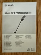 Odkurzacz Bosch Professional Gas 18V-1 + ładowarka + 2 akumulatory 4.0 Ha