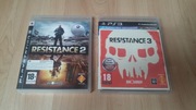 RESISTANCE 1 i 2 PS3 PL Komplet Super stan Lustro