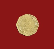 Moneta 5 peso 2006, Chile