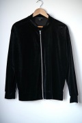 Bluza welurowa Atmosphere czarna bomber damska 46