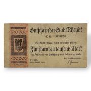 Niemcy - 500 tysięcy Marek 1923, Rheydt