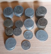 Monety PRL różne nominały zestaw 122 szt.