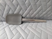 Szpatułka silikonowa z metalową rączką 20cm szara