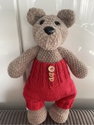Miś maskotka rękodzieło