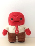 Złość,Anger, W głowie się nie mieści, Inside out, na szydełku, hand made 