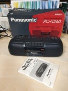 Radiobudzik z magnetofonem Panasonic RC-X260 –karton instrukcja