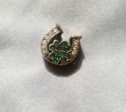 Charm's podkówka na szczęście srebro. 