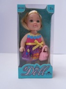 MINI LALKA LOVELY DOLL UBRANKA, TOREBKA, BUCIKI DOMEK DLA LALEK 12 CM