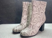 Botki damskie even&odd 39 wzór skóra węża