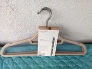 WIESZAKI SMUKEE  5-pak  BEŻOWE antypoślizgowe NOWE