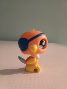 Figurka Littlest Pet Shop LPS papuga pirat