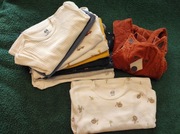 Body dziecięce H&M z długim rękawem 3szt +krótkim rękawkiem 6 szt. rozm.92