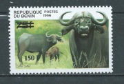 Benin 2000 - Michel 1267/858 opt 150f auf 75f - Buffalo - czysty