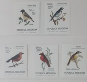 Argentyna 1978 FAUNA Mi 1347-51 ptaki czysty ideał 