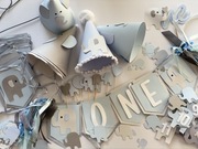 Dekoracje Urodzinowe, Dekoracje na przyjęcie, Topper na tort, Piki deserowe