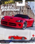 Hot Wheels Premium DODGE VIPER SRT 10 Fast&Furious Nowy !!!