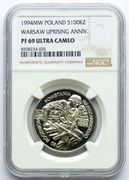 100 000 złotych 1994. NGC PF69