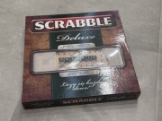 SCRABBLE Deluxe Prestiż POLSKIE stan kolekcjonerski, obrotowa plansza