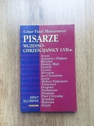 Pisarze wczesnochrześcijańscy I-VII w. CESAR VIDAL MANZANARES