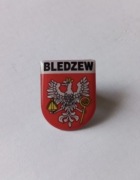 Herb gmina Bledzew 2 przypinka pin odznaka wpinka