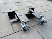 Platforma garażowa pod motocykl do 400kg  wózek pod stopkę centralną