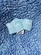 Naklejka na samochód rower RIDE OR DIE Białe 4,9x3,8cm 2szt