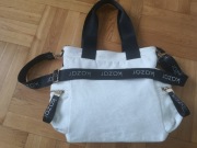 Torebka Kazar beżowa czarna meterial 