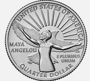 Moneta USA 25 centów 2022 D - Maya Angelou, American Women Quorter