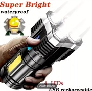 USB charge flashlight z kablem