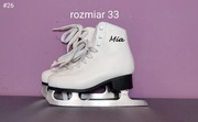 Ocieplane łyżwy figurowe dla dzieci - rozmiar 33 - wkładka 21 cm [#26]
