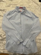Mięska koszula Tommy Hilfiger Jeans s długim rękawem rozmiar L