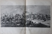 Jarmark na konie w Bałcie - 1877r. - Kossak, drzeworyt