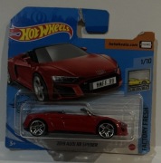 Hot Wheels 2019 Audi R8 Spyder Czerwone 
