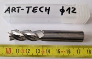 Frez fi12 Art-tech Aluminium 3 piórowy