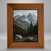 ALPY | GÓRY | OBRAZ | OLEJ NA PŁÓTNIE | AI ART